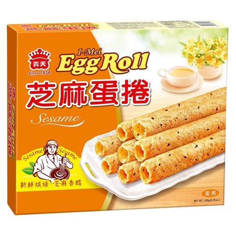 IMei Egg Roll Sesame｜義美 芝麻蛋捲