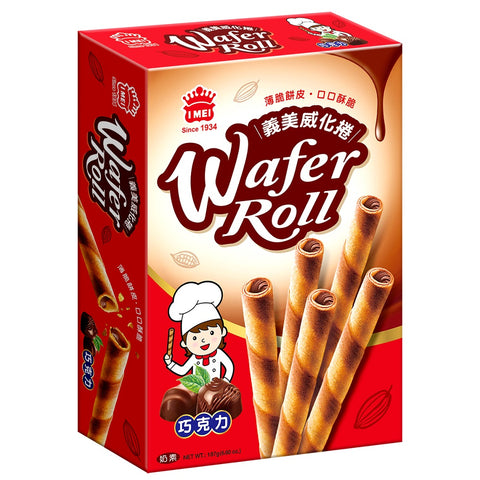 IMei Wafer Roll（Chocolate）｜義美 威化捲巧克力