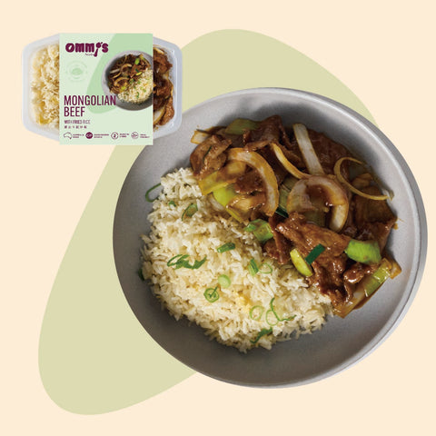 Mongolian Beef with Fried Rice  | 蒙古牛配炒飯
