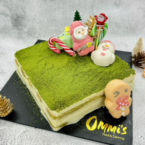 Ommi's Christmas Tiramisu - Matcha Green Tea | 聖誕提拉米蘇-抹茶