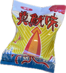 Squid Snack - Braised Flavour Fridge Magnet | 真魷味紅燒口味冰箱貼