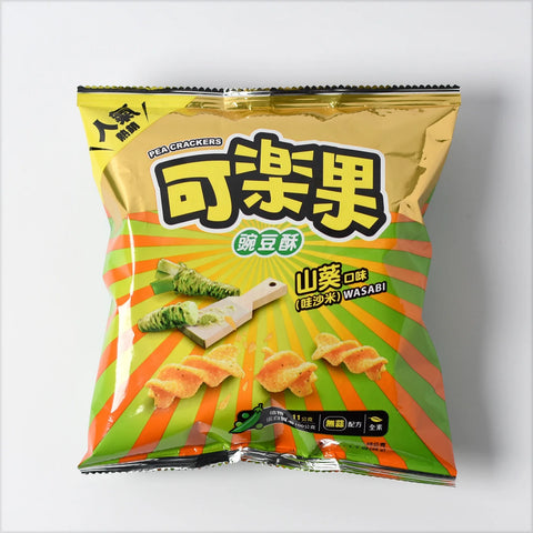 KOLOKO Pea Cracker-Wasabi Flavor｜可樂果 豌豆酥 芥末味 48g/包