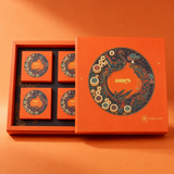 Lava Custard Mooncake Gift box 50g 4-pack | 奶黃流心月餅 50g 四顆裝