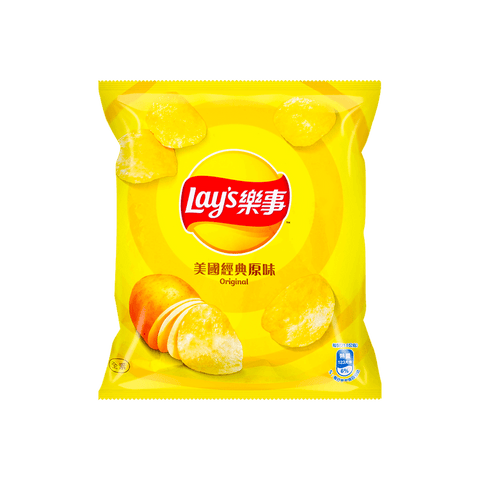 Lay's Classic Potato Chips| 樂事洋芋片-經典原味34g