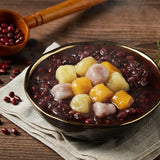 Red Bean and Purple Rice Soup with yams tapioca | 紅豆紫米手工芋圓 ( 2 serve )